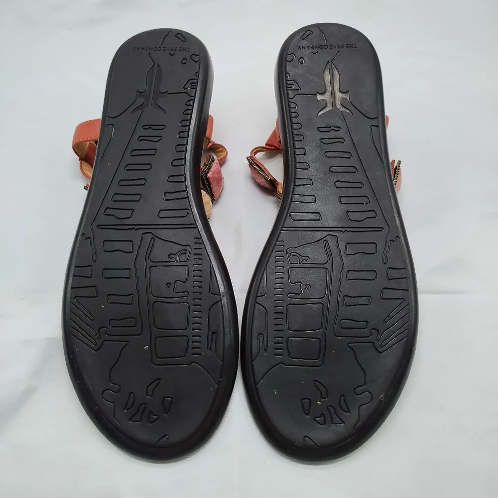 Women's Frye Dani Jeweled T strap Sandals Size 8M - Picture 2 of 10